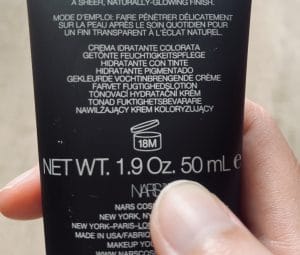 Caducidad de un producto cosmético