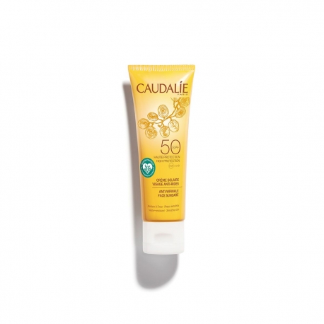 Crema solar Caudalie antiarrugas para piel sensible
